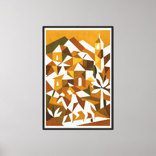 Toile Rovereto Lizzana Art Géométrique : Trentino Italie