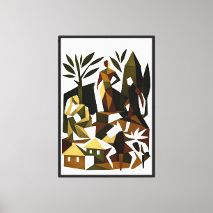 Toile Rovereto Lizzana Figures Géométriques : Abstrait I