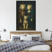 Toile Royal White Tiger Royalty Portrait | ManJiangHong (Insitu(Chambre))