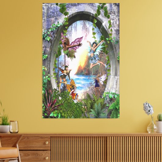 Toile Royaume des fées (Insitu(Salon))