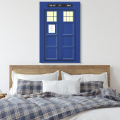 Toile Royaume-Uni - Blue Police Public Call Box 1 (Insitu(Chambre))