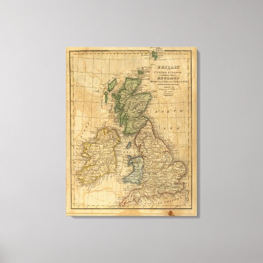 Toile Royaume-Uni d'Angleterre, d'Écosse et d'Irlande (Recto)