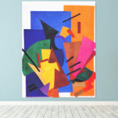 Toile Rozanova - Vol d'un avion, (Insitu (Plancher de Bois))