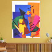 Toile Rozanova - Vol d'un avion, (Insitu(Salon))