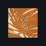 Toile Rubans Abstraits d'orange et gris brûlés<br><div class="desc">L'imprimé en toile abstraite orange brûlée et grise présente une composition artistique en ruban abstrait avec des nuances d'orange brûlée et de gris avec des accents blancs sur un arrière - plan orange brûlé tendance. Les tons gris neutres viennent compléter les tons oranges brûlées pour créer un design abstrait et...</div>