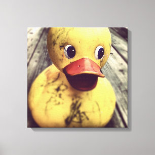 Toile Rubber Jaune Ducky a besoin d'un bain !