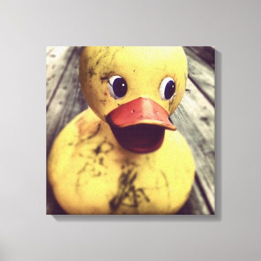 Toile Rubber Jaune Ducky a besoin d'un bain ! (Recto)