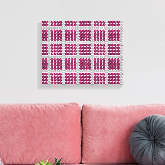 Toile Ruby Red Motif (Insitu(Salon))