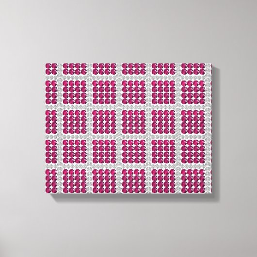 Toile Ruby Red Motif (Recto)