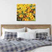 Toile Rudbeckias / Lit de Susans aux yeux noirs (Insitu(Chambre))