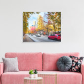 Toile Rue Cityscape d'automne (Insitu(Salon))