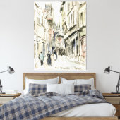 Toile Rue Damiette, Rouen (vers 1884) par Camille Pissar (Insitu(Chambre))