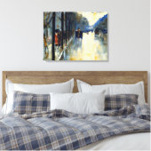 Toile Rue de Berlin à la fin de l'automne, art (Insitu(Chambre))