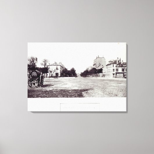 Toile Rue d'Enfer, de la route d'Orléans (Recto)