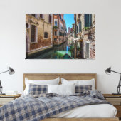 Toile Rue étroite avec canal à Venise (Insitu(Chambre))