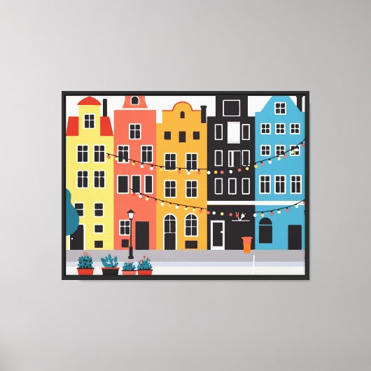 Toile rue hollandaise (Recto)