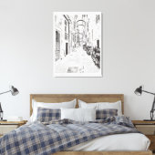 Toile Rue italienne étroite (Insitu(Chambre))