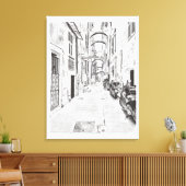 Toile Rue italienne étroite (Insitu(Salon))