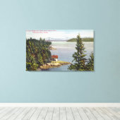 Toile Rue maritime de la Rive-Nord Vue de la porte des L (Insitu (Plancher de Bois))