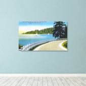 Toile Rue maritime de la Rive-Nord Vue de Point Atkinson (Insitu (Plancher de Bois))