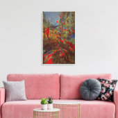 Toile Rue Montorgueil aux drapeaux de Claude Monet (Insitu(Salon))