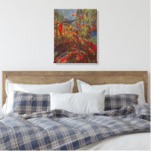 Toile Rue Montorgueil aux drapeaux de Claude Monet (Insitu(Chambre))