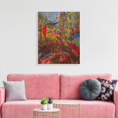 Toile Rue Montorgueil aux drapeaux de Claude Monet (Insitu(Salon))