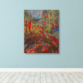 Toile Rue Montorgueil aux drapeaux de Claude Monet (Insitu (Plancher de Bois))
