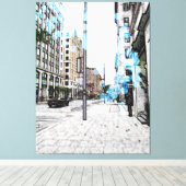 Toile rue Montréal 8343a (Insitu (Plancher de Bois))