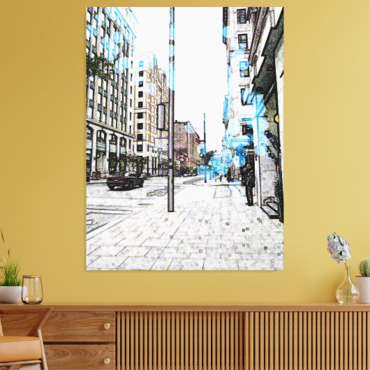 Toile rue Montréal 8343a (Insitu(Salon))