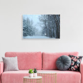 Toile Rue Neige (Insitu(Salon))