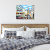 Toile rue Oxford Londres (Insitu(Chambre))