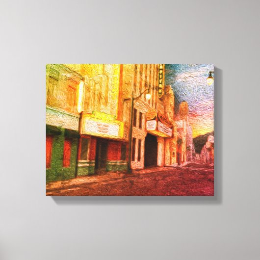 Toile Rue principale (Recto)