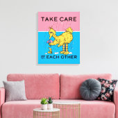 Toile Rue Sésame | Big Bird Prenez soin de vous (Insitu(Salon))