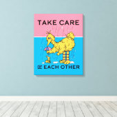 Toile Rue Sésame | Big Bird Prenez soin de vous (Insitu (Plancher de Bois))
