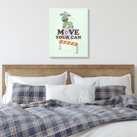 Toile Rue Sésame | Oscar the Grouch Move Your Can (Insitu(Chambre))