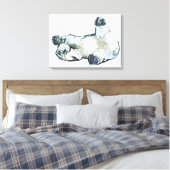 Toile Ruée de neige (Insitu(Chambre))