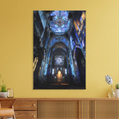 Toile Ruined Cathedral Stained Glass Projection Glow (Insitu(Salon))