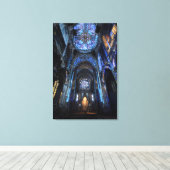 Toile Ruined Cathedral Stained Glass Projection Glow (Insitu (Plancher de Bois))