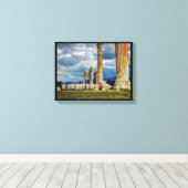 Toile Ruines antiques à Athènes Grèce (Insitu (Plancher de Bois))