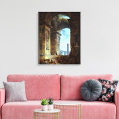 Toile Ruines Avec Un Obélisque Dans La Distance (Insitu(Salon))