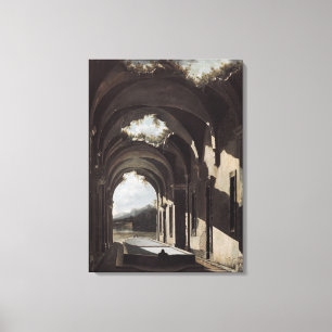 Toile Ruines dans un paysage, c.1646-47