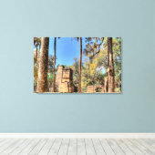 Toile Ruines de Bulow Plantation, Floride (Insitu (Plancher de Bois))