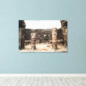 Toile Ruines Mayas À Tulum, Mexique (Insitu (Plancher de Bois))