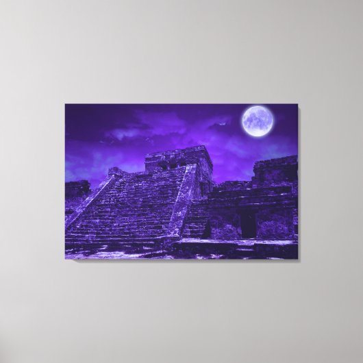 Toile Ruines mayas | Tulum Mexique (Recto)