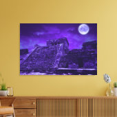Toile Ruines mayas | Tulum Mexique (Insitu(Salon))