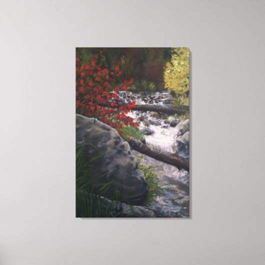 Toile Ruisseau de chêne (Recto)