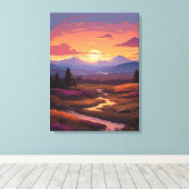 Toile Ruisseau paisible (Insitu (Plancher de Bois))