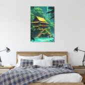 Toile Rumah Caché dans la Forêt Tropicale (Insitu(Chambre))