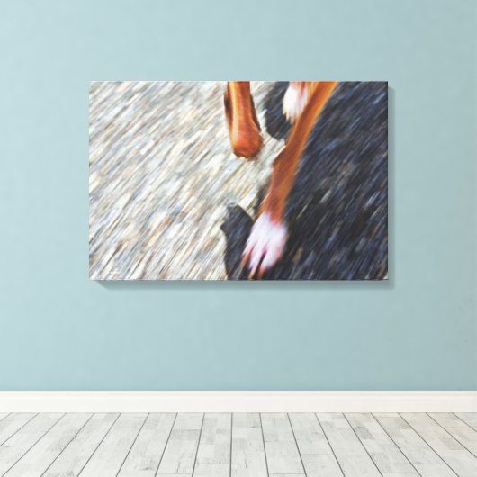 Toile Running dog (Insitu (Plancher de Bois))